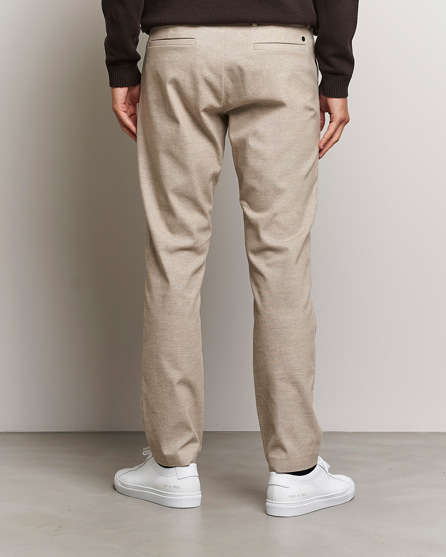 Men | Trousers | NN07 | Theo Brushed Cotton Trousers Cement