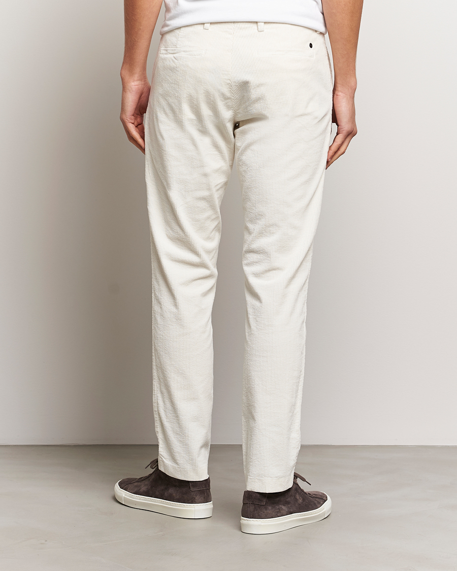 Men | Trousers | NN07 | Theo Regular Fit Corduroy Chinos Off White