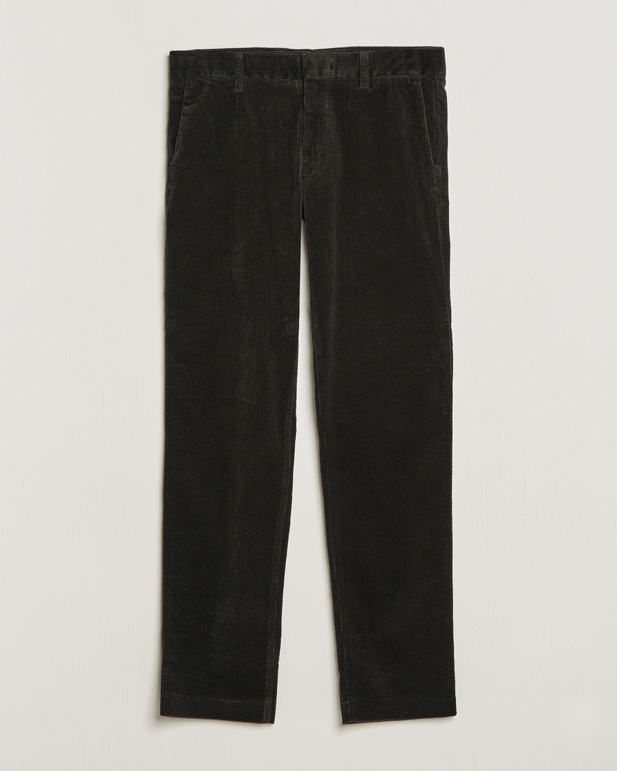 Men | Trousers | NN07 | Theo Regular Fit Corduroy Chinos Dark Army