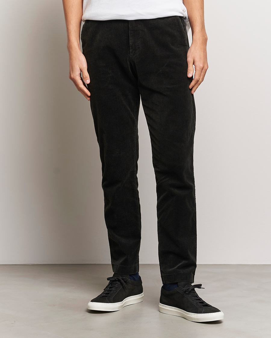 Men | Trousers | NN07 | Theo Regular Fit Corduroy Chinos Dark Army