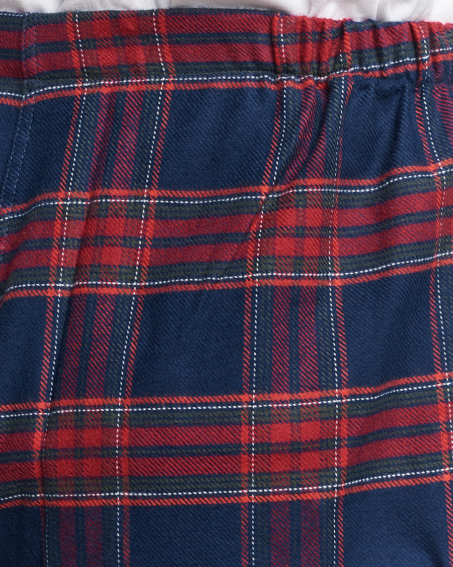 Men | Pyjamas & Robes | Derek Rose | Cotton Flannel Checked Pyjama Set Multi