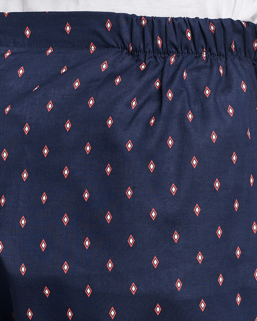 Men | Pyjamas & Robes | Derek Rose | Cotton Pyjama Set Navy