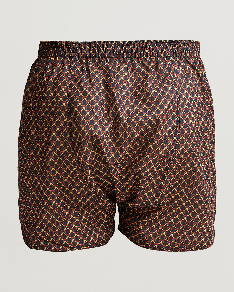 Men |  | Derek Rose | Classic Fit Woven Cotton Boxer Shorts Multi