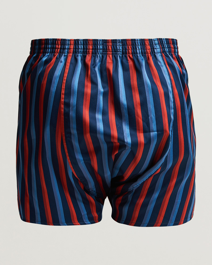 Men | Underwear & Socks | Derek Rose | Classic Fit Striped Cotton Boxer Shorts Multi