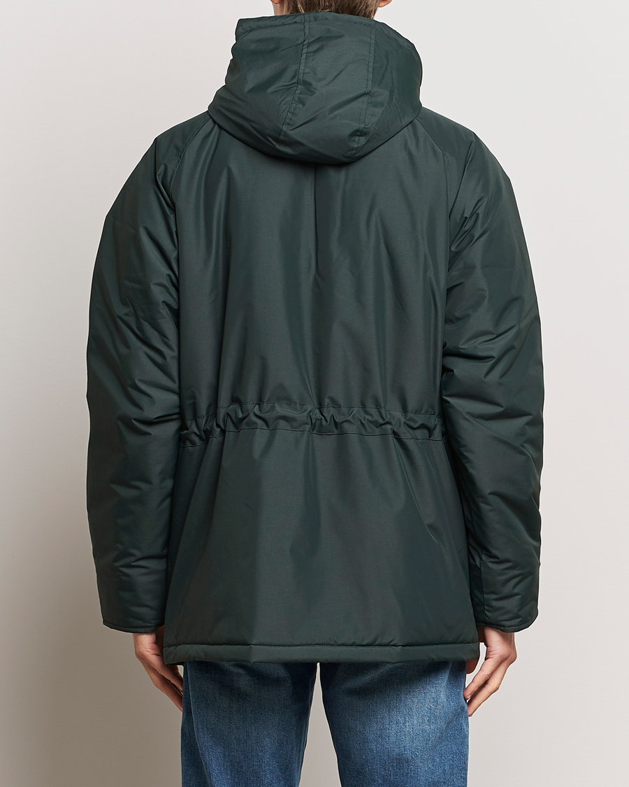 Men | Coats & Jackets | Fred Perry | Padded Zip Through Parka Night Green