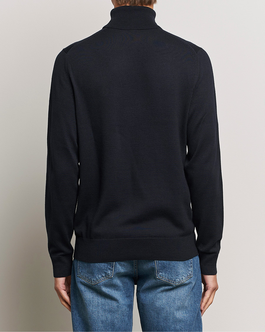Men | Sweaters & Knitwear | Fred Perry | Knitted Rollneck Jumper Navy