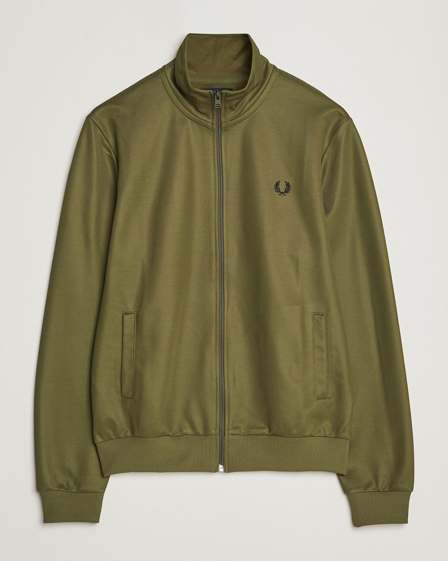 Fred Perry Track Jacket Uniform Green at CareOfCarl.com
