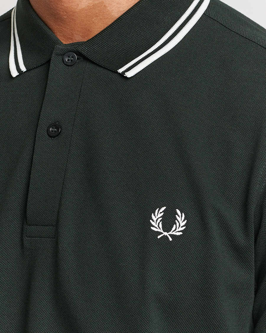 Men | Polo Shirts | Fred Perry | Twin Tipped Polo Shirt Night Green