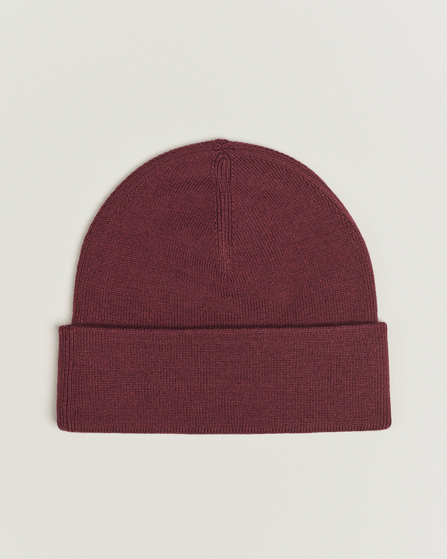 Men | Fred Perry Merino Wool Beanie Oxblood | Fred Perry | Merino Wool Beanie Oxblood
