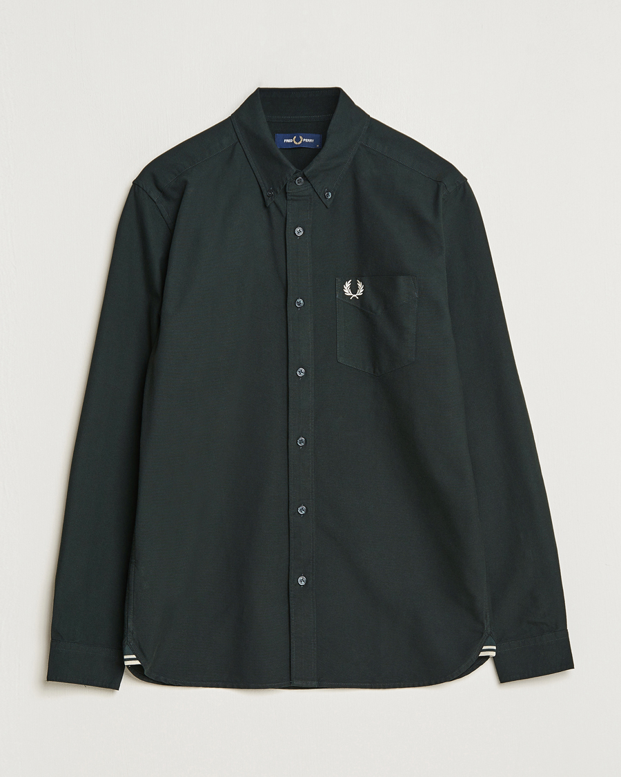 Men | Shirts | Fred Perry | Oxford Shirt Night Green