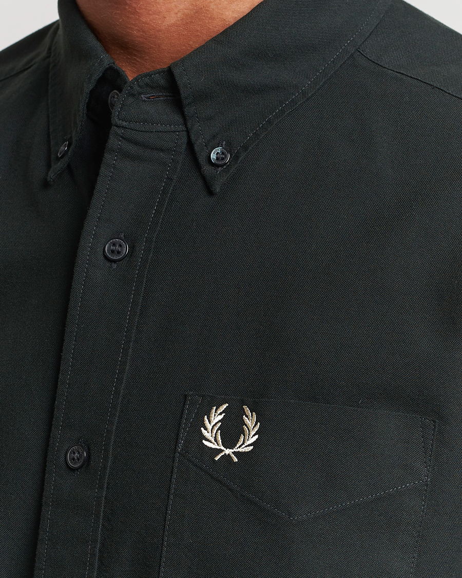 Men | Shirts | Fred Perry | Oxford Shirt Night Green