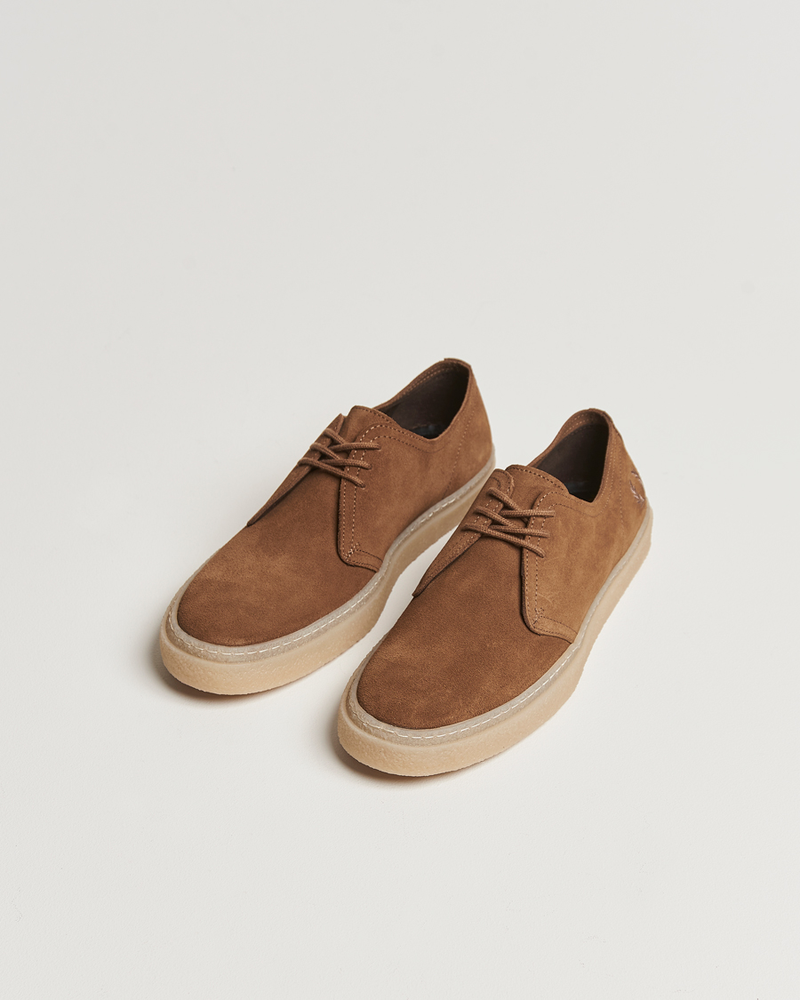 Men |  | Fred Perry | Linden Suede Derby Shaded Stone
