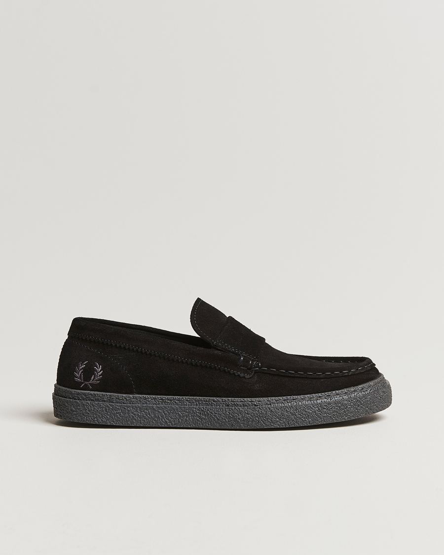 Men |  | Fred Perry | Dawson Suede Loafer Black