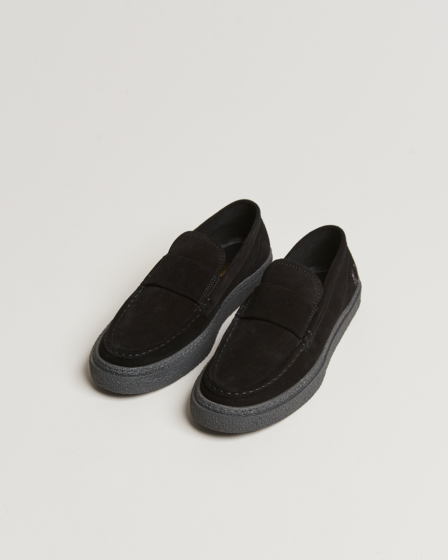 Men | Fred Perry | Fred Perry | Dawson Suede Loafer Black