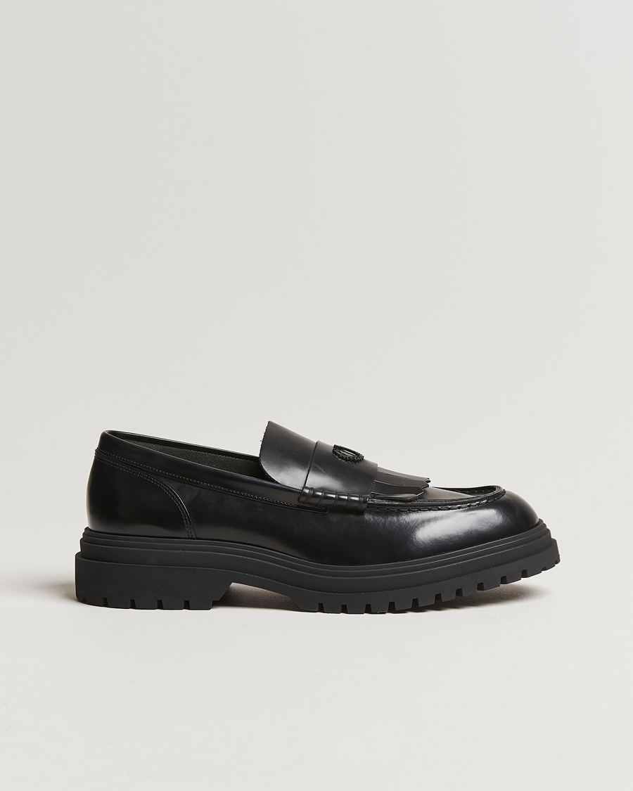 Men | Fred Perry FP Leather Loafer Black | Fred Perry | FP Leather Loafer Black