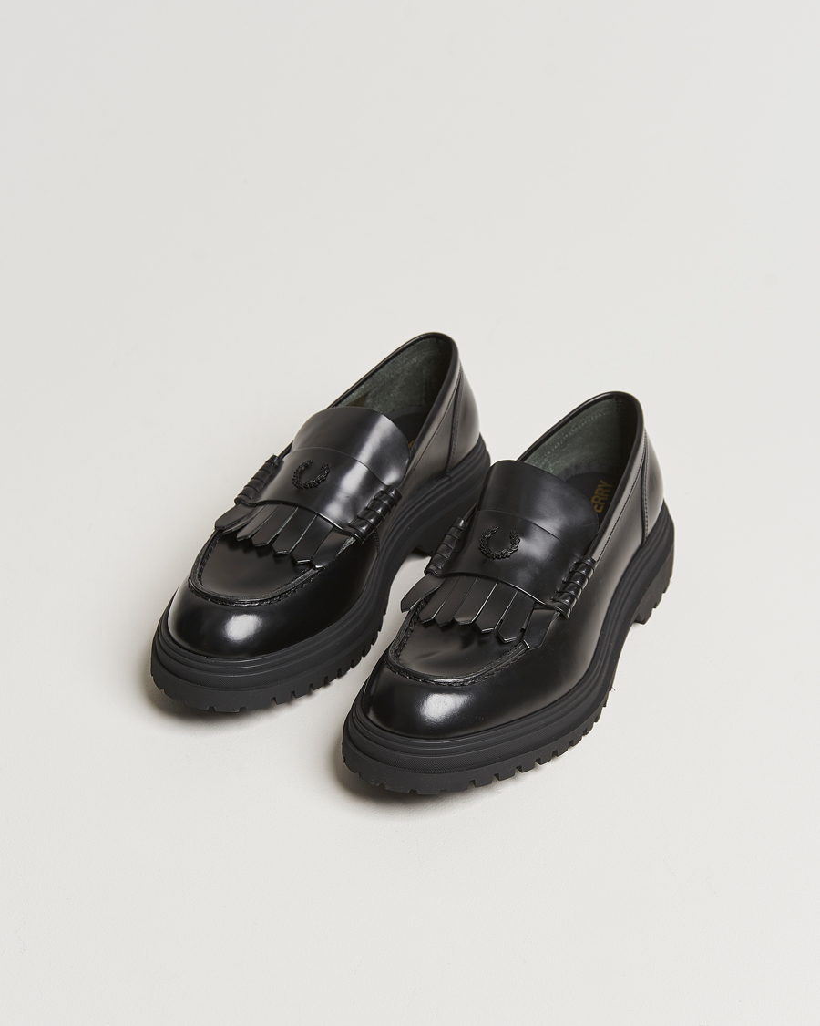 Men |  | Fred Perry | FP Leather Loafer Black