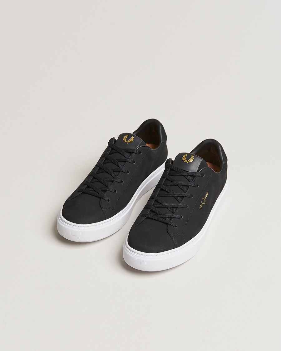 Men | Fred Perry | Fred Perry | B71 Oiled Nubuc Sneaker Black