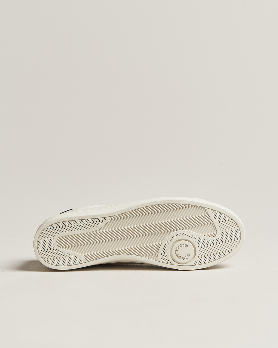 Men | Sneakers | Fred Perry | Spencer Leather Sneakers Porcelain/Navy