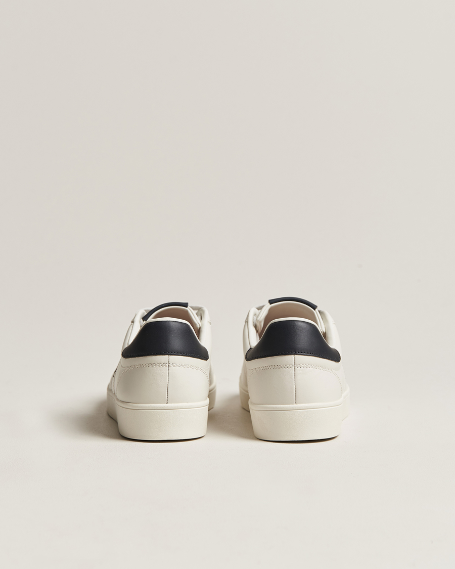 Men | Sneakers | Fred Perry | Spencer Leather Sneakers Porcelain/Navy