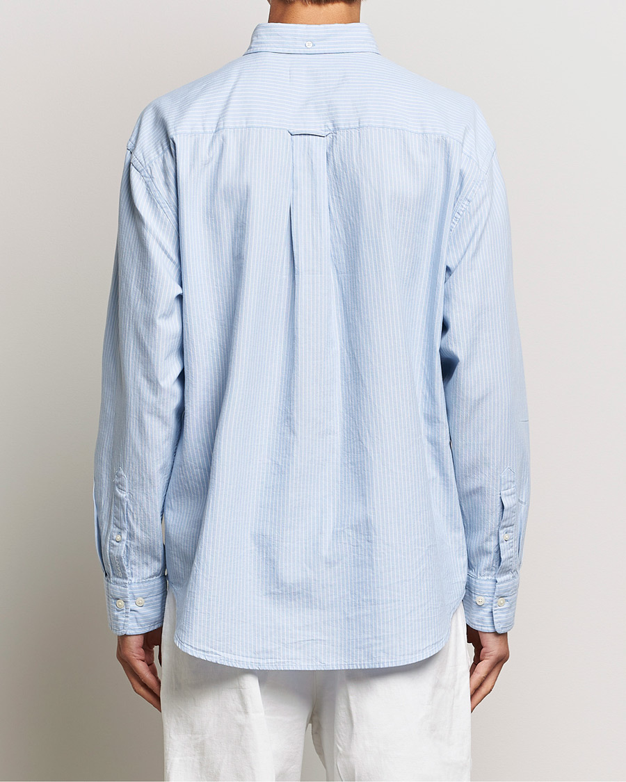 Men | Shirts | GANT | Regular Fit Archive Oxford Striped Shirt Muted Blue