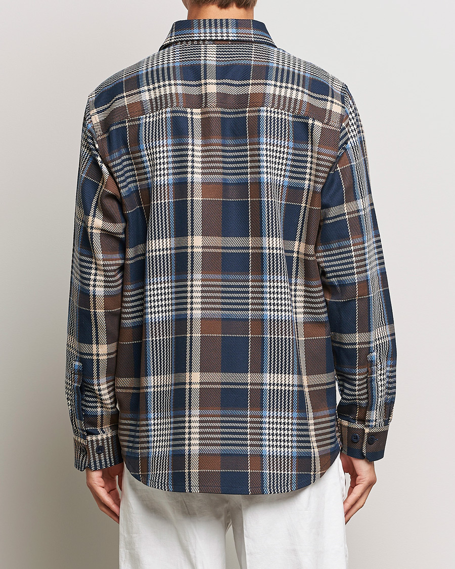 Men | Shirts | GANT | Heavy Twill Checked Overshirt Marine