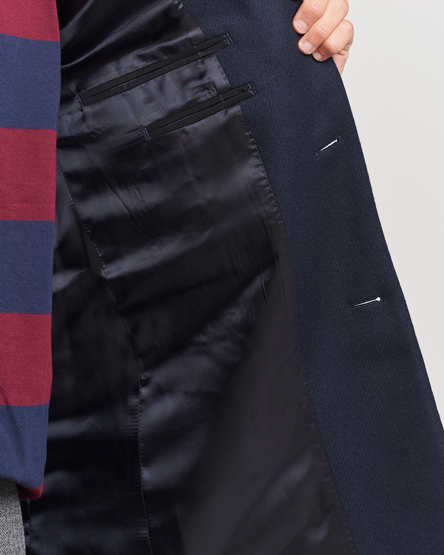 Men | Coats & Jackets | GANT | Tailored Wool Coat Night Blue