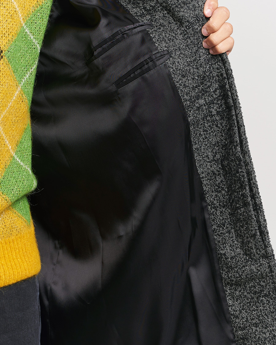 Men | Coats & Jackets | GANT | Relaxed Fit Wool Coat Ebony Black