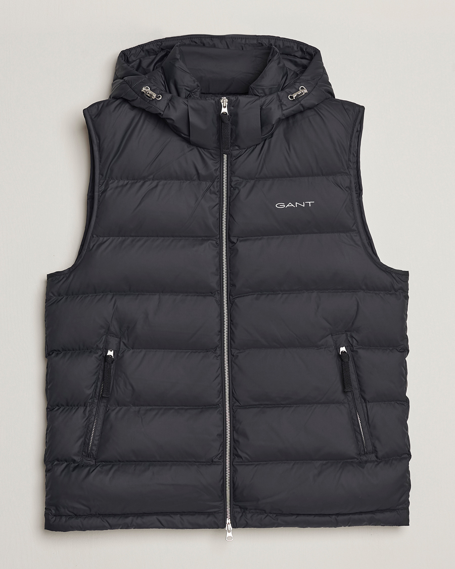 Men | Coats & Jackets | GANT | The Active Cloud Vest Black