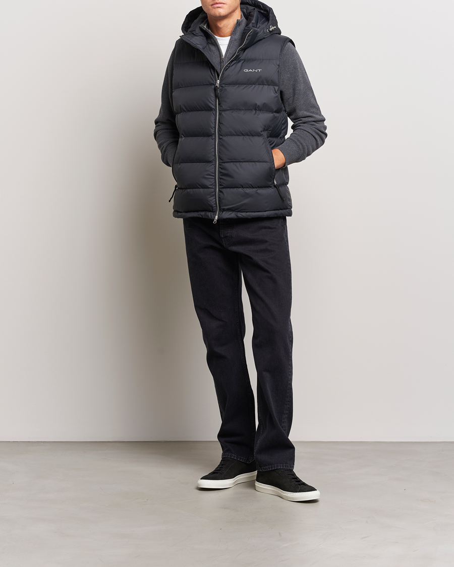 Men | Coats & Jackets | GANT | The Active Cloud Vest Black