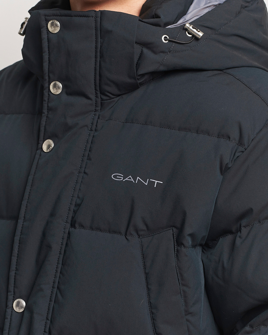 Men | Coats & Jackets | GANT | Long Alta Down Parka Black