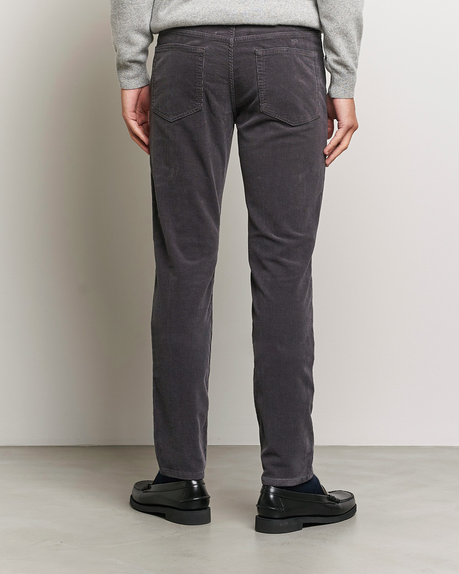 Men | Trousers | GANT | Cord 5-Pocket Jeans Antracite