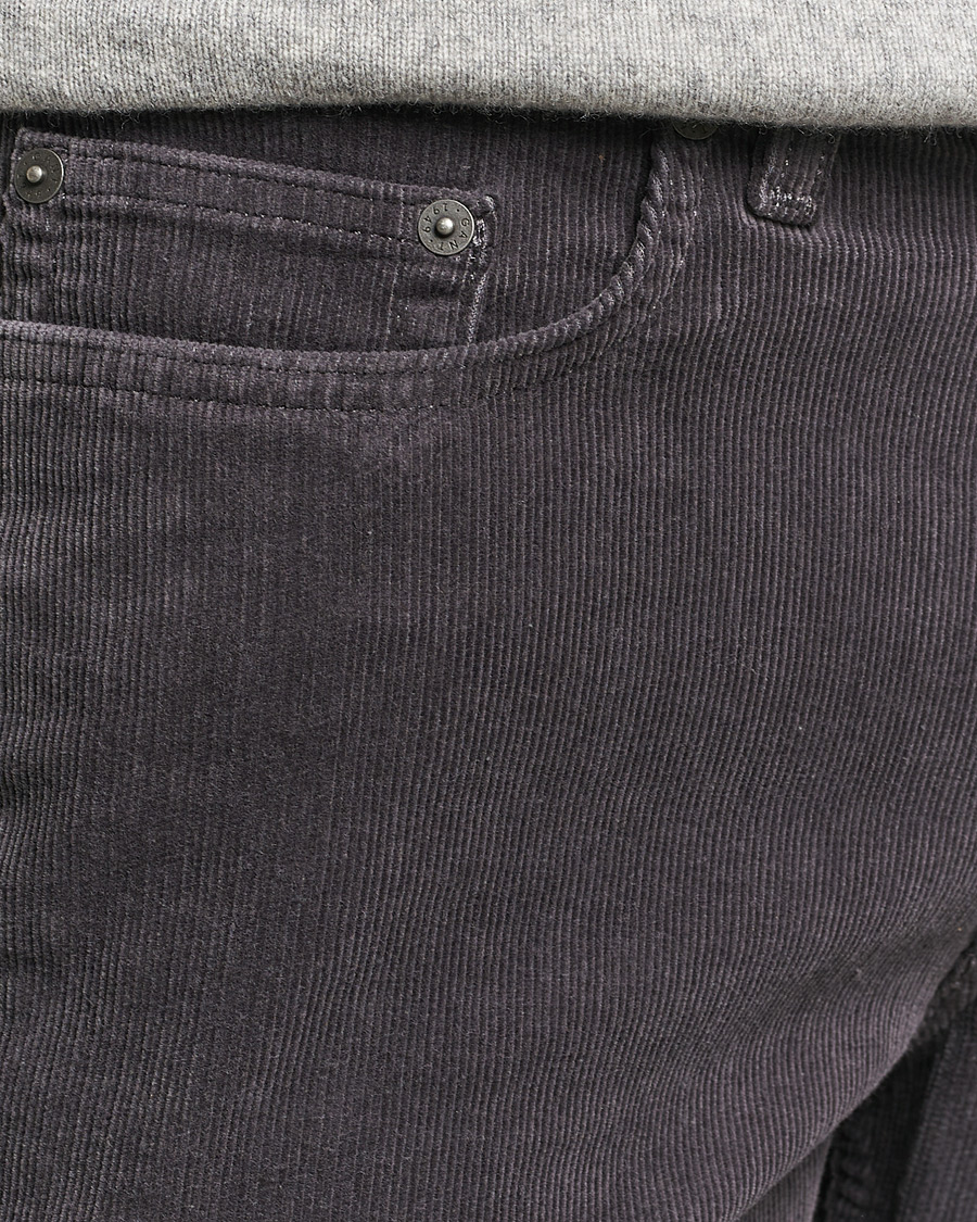Men | Trousers | GANT | Cord 5-Pocket Jeans Antracite
