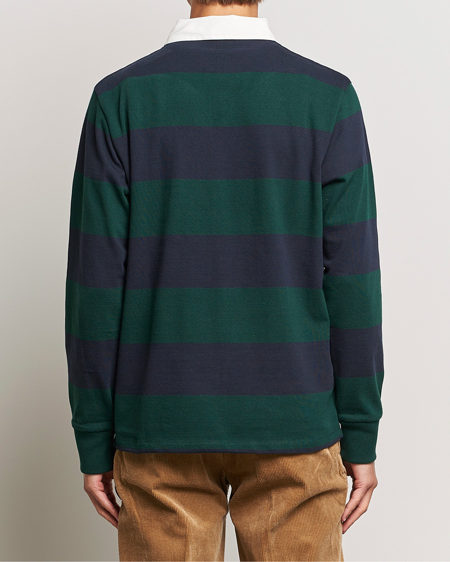 Men | Sweaters & Knitwear | GANT | Original Barstripe Heavy Rugger Tartan Green