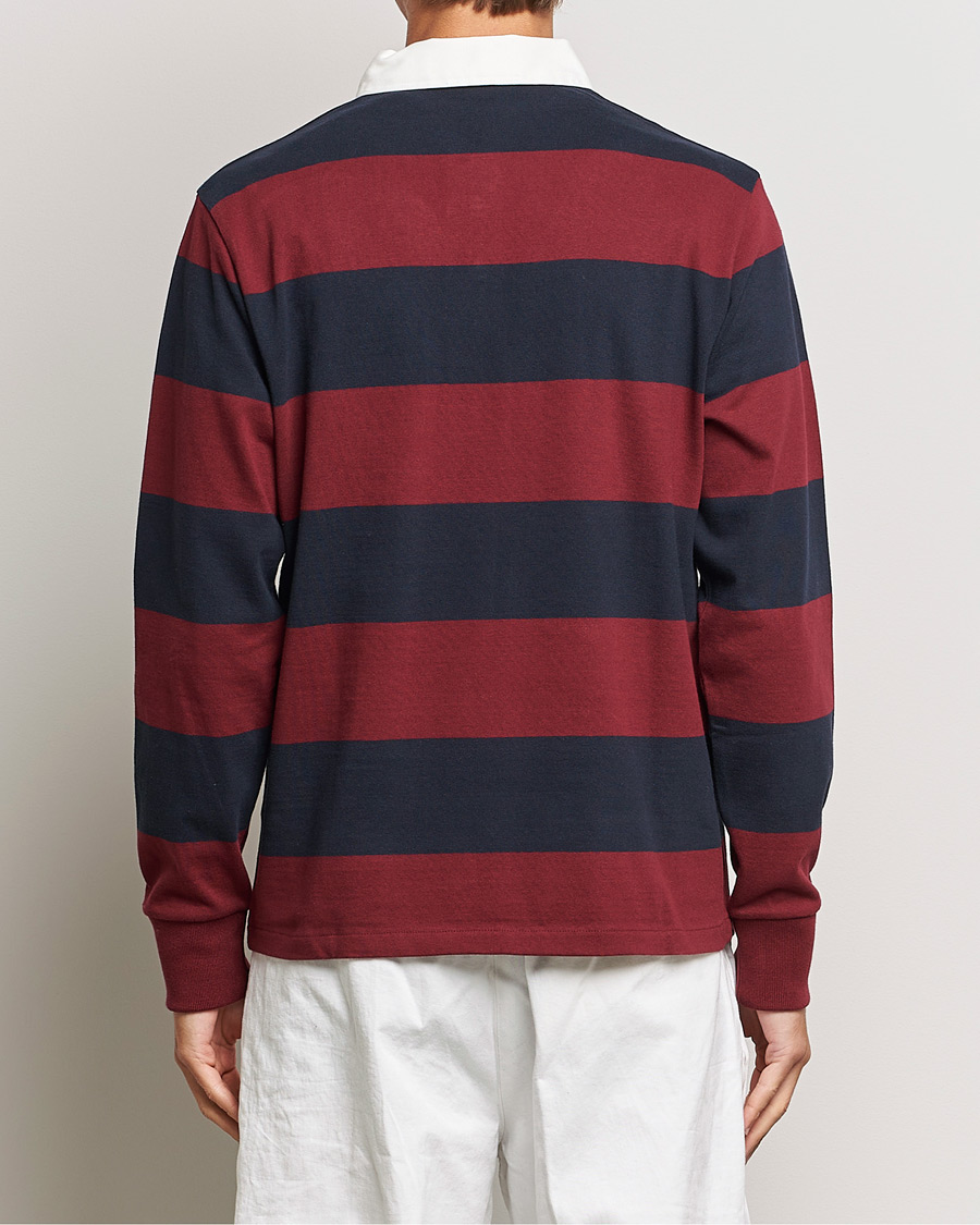 Men | Sweaters & Knitwear | GANT | Original Barstripe Heavy Rugger Plumped Red