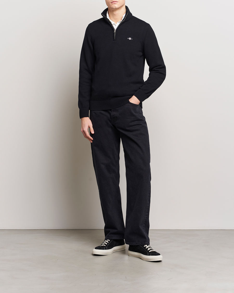 gant black polo