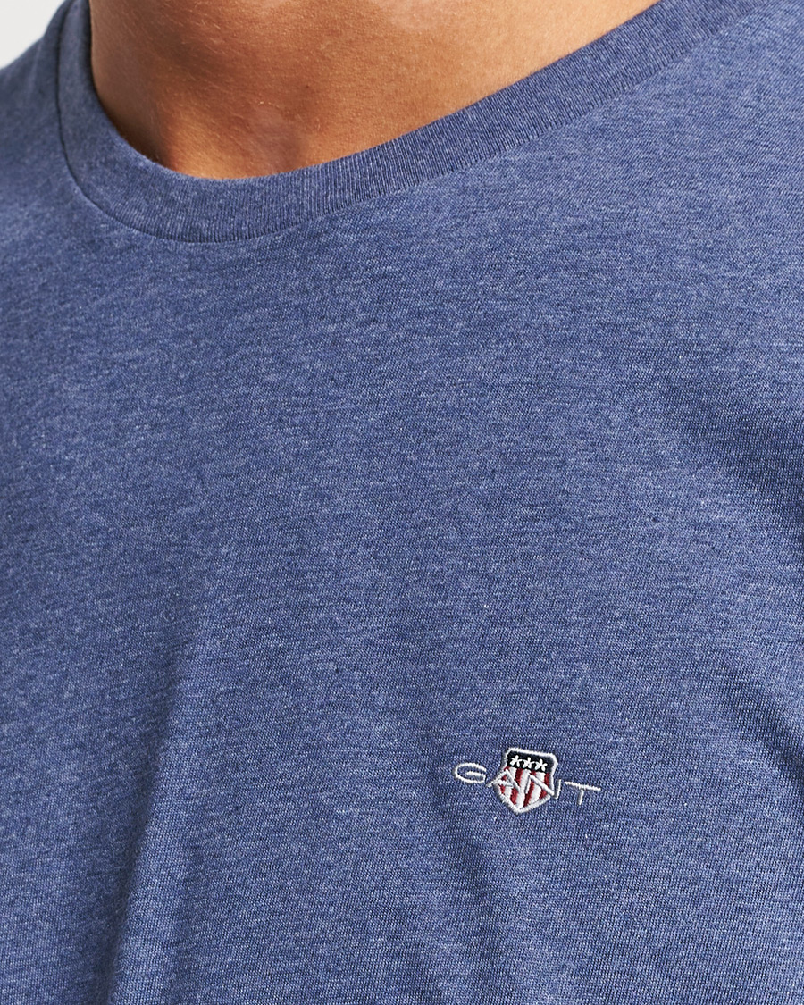 Men | T-Shirts | GANT | The Original T-Shirt Dark Jeansblue Melange
