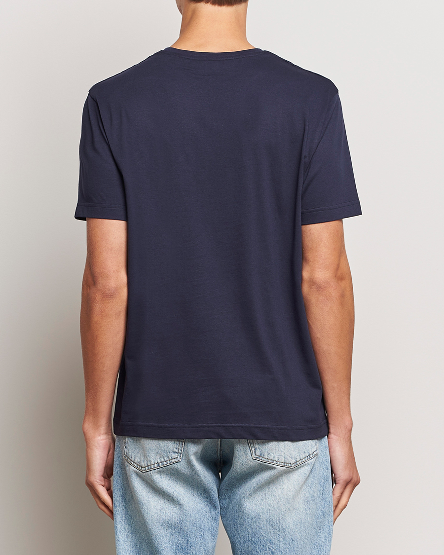 Men | T-Shirts | GANT | Archive Shield Logo T-Shirt Evening Blue