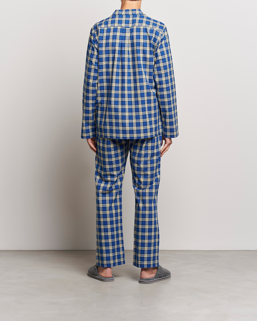 Men | Pyjamas | GANT | Checked Pyjama Set College Blue