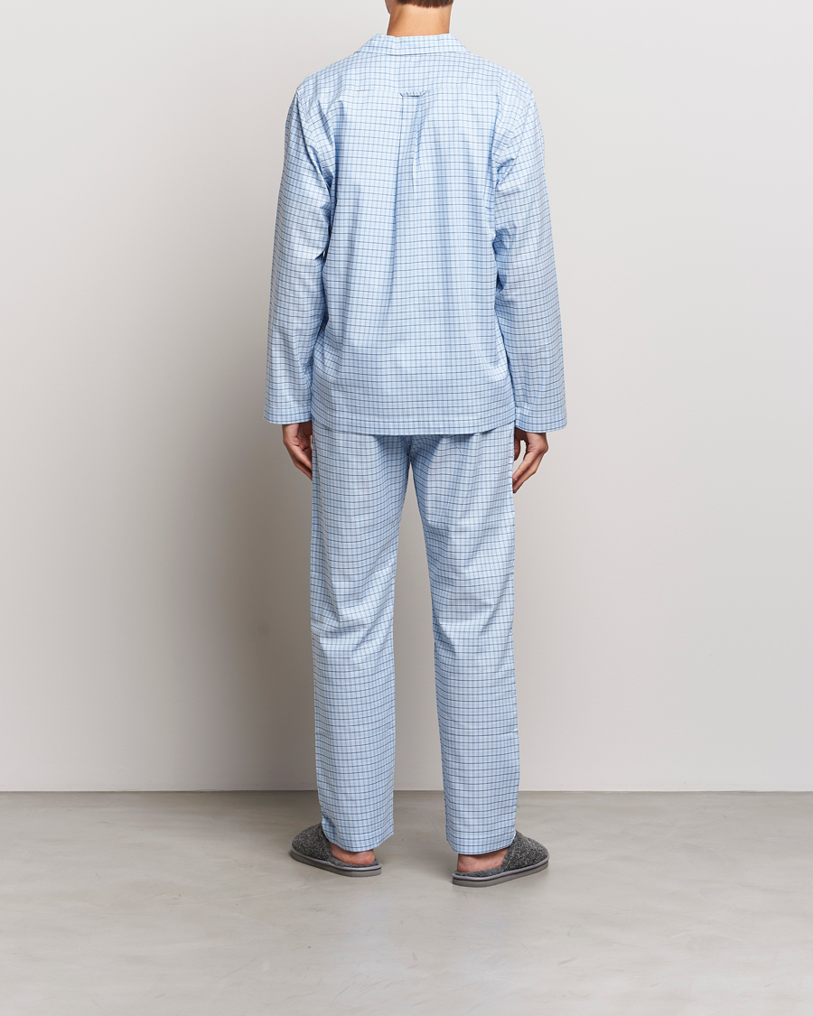 Men | Pyjamas & Robes | Gant | Checked Pyjama Set Capri Blue