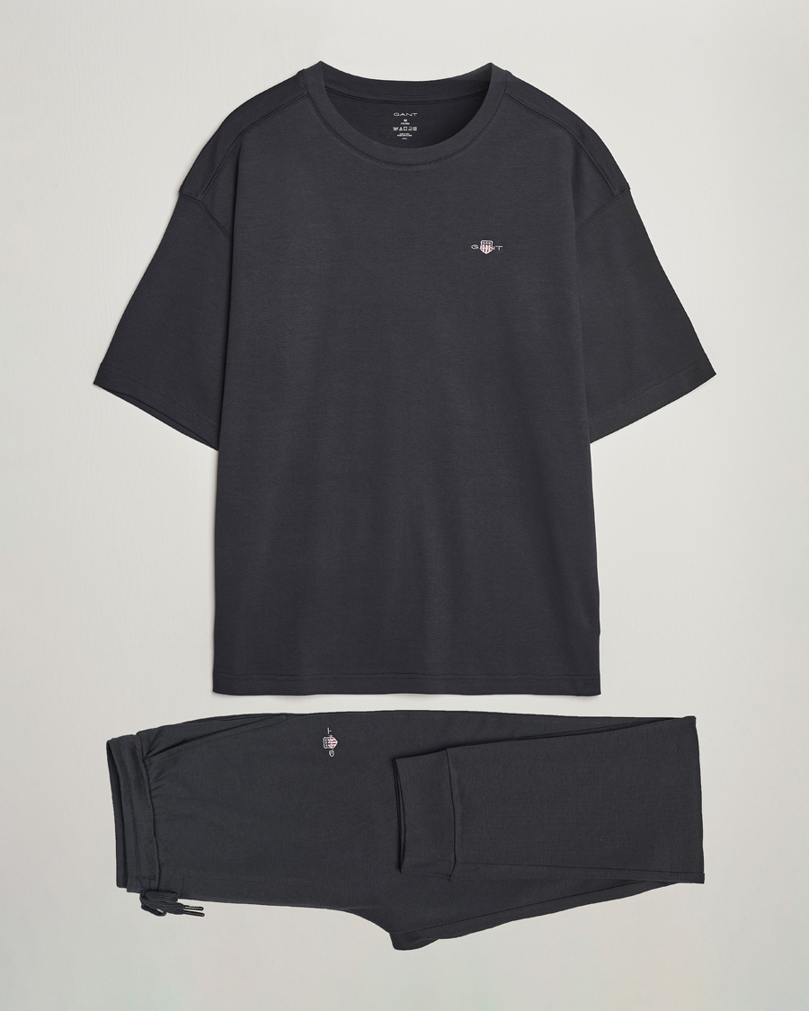 Men | Pyjamas & Robes | GANT | Premium Loungewear Set Black