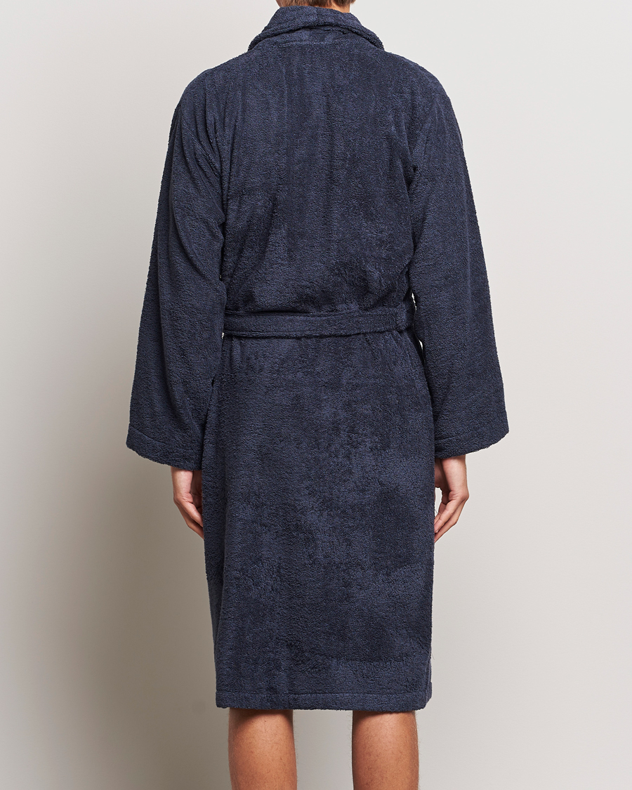 Men | GANT Archive Shield Terry Robe Evening Blue | Gant | Archive Shield Terry Robe Evening Blue