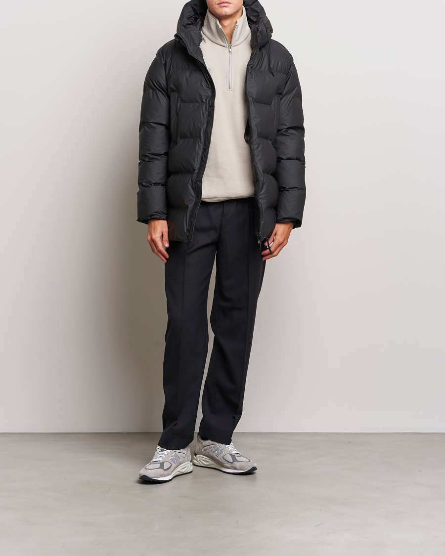 Men | Coats & Jackets | RAINS | Alta Puffer Parka Black