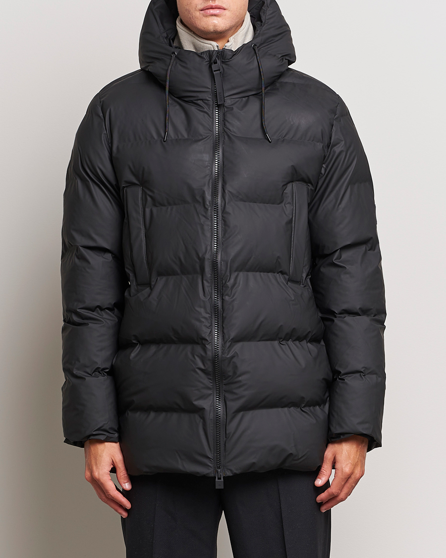 Men | Coats & Jackets | RAINS | Alta Puffer Parka Black