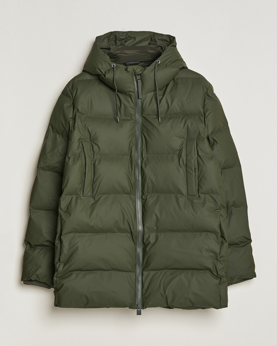 Men | Coats & Jackets | RAINS | Alta Puffer Parka Green