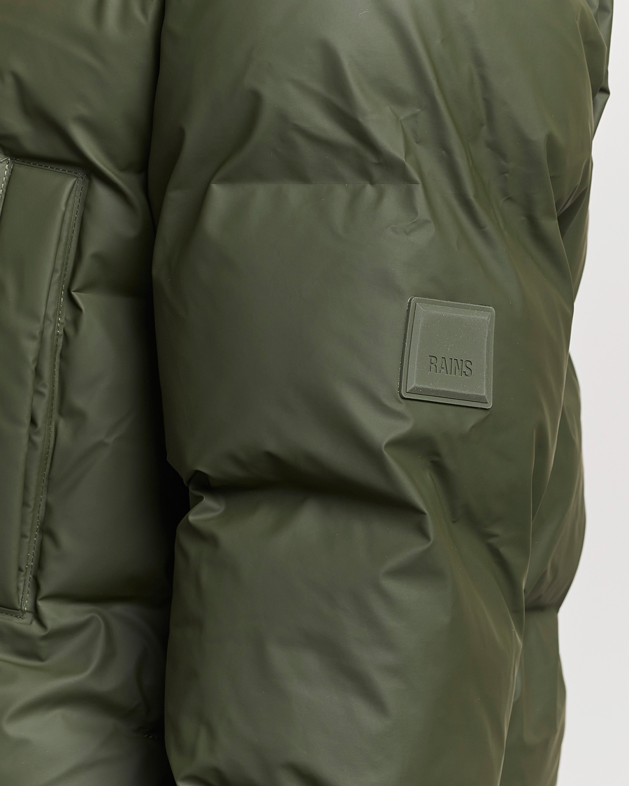 Men | Coats & Jackets | RAINS | Alta Puffer Parka Green