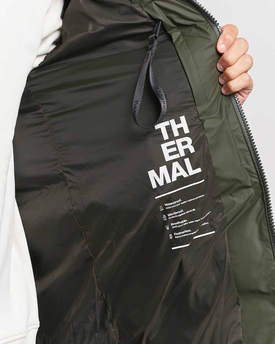 Men | Coats & Jackets | RAINS | Alta Puffer Parka Green