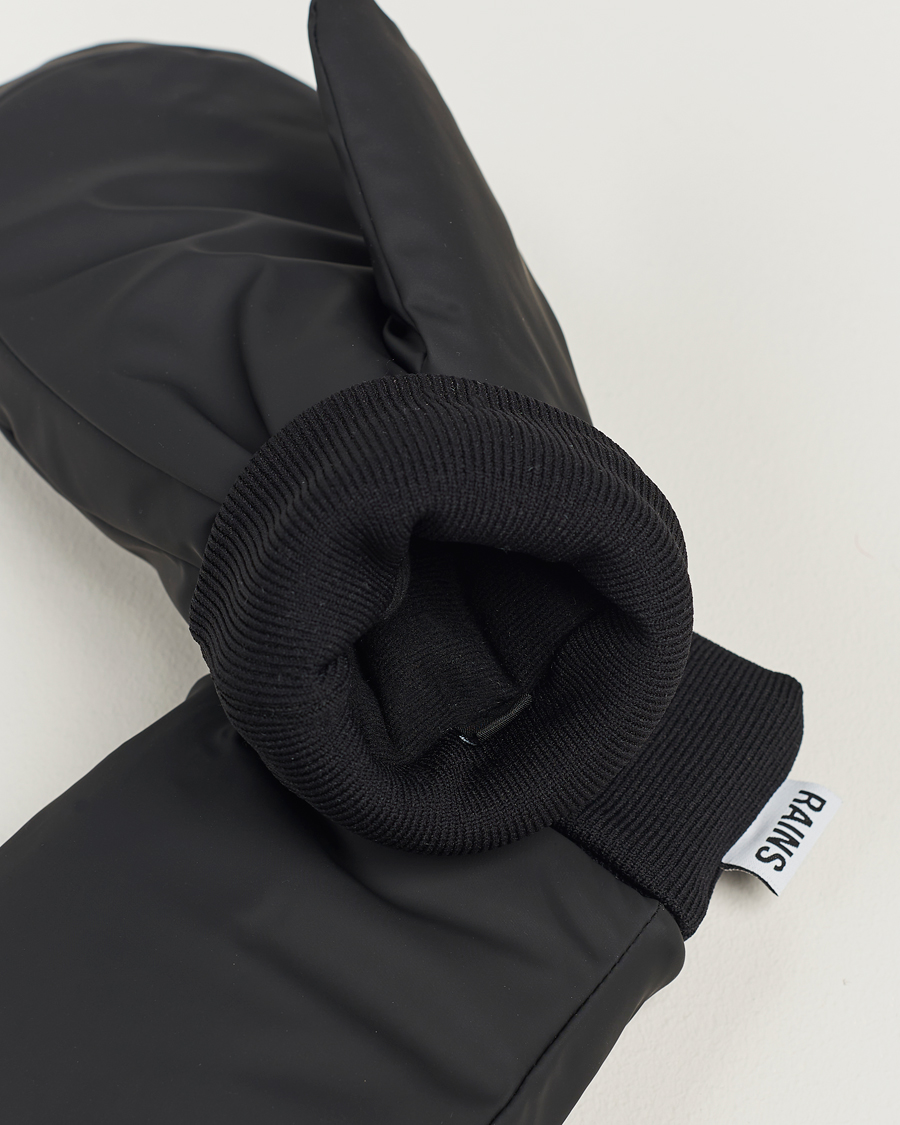 Men | RAINS Alta Puffer Mittens Black | RAINS | Alta Puffer Mittens Black