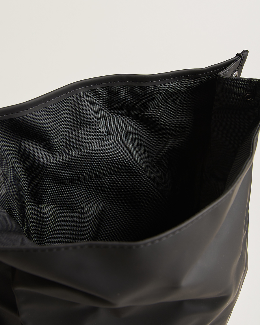 Men | Bags | RAINS | Rolltop Rucksack Black