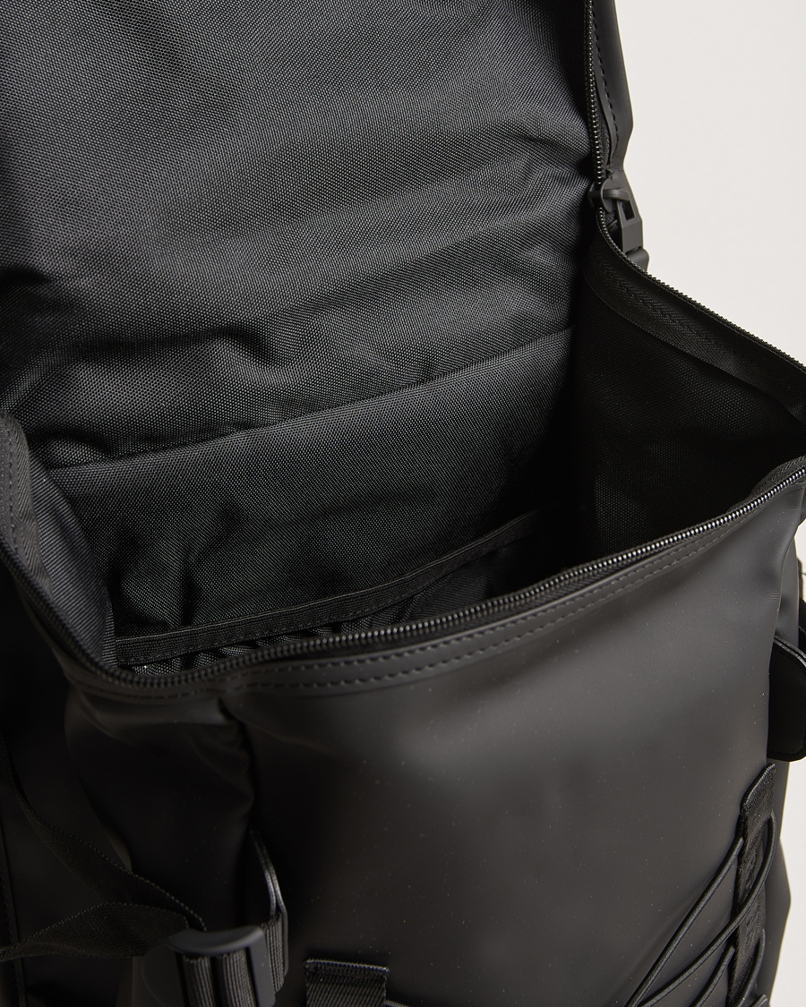 Men | RAINS Trail Mountaineer Backpack Black | RAINS | Trail Mountaineer Backpack Black