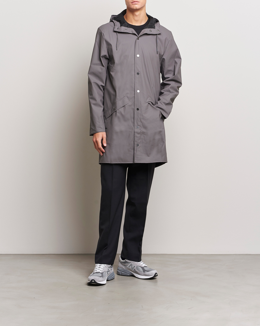 Men | Coats & Jackets | RAINS | Long Jacket Grey